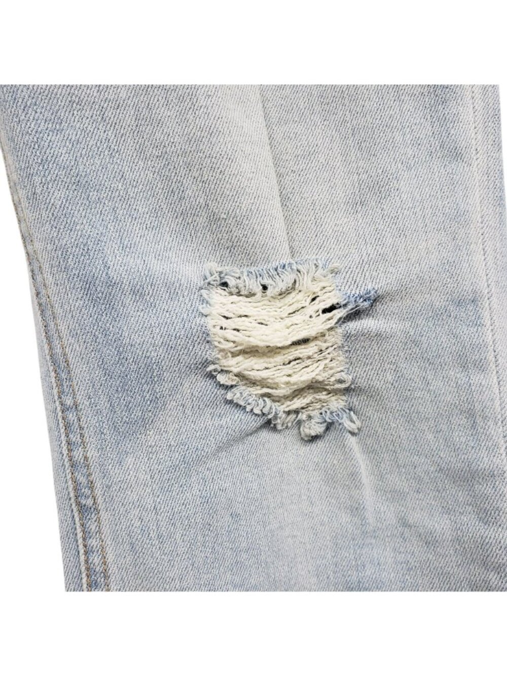 Rag & Bone Dre Capri Jeans 26 Norton Light Wash Blue Raw Cut Step Hem - Picture 5 of 14